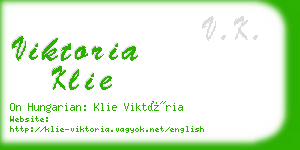 viktoria klie business card